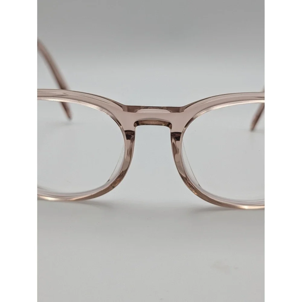 Warby Parker Durand M 668 Rose Water Pink Crystal Eyeglass Frames Only 48-18-142